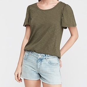 NWT!!! Express green t-shirt medium